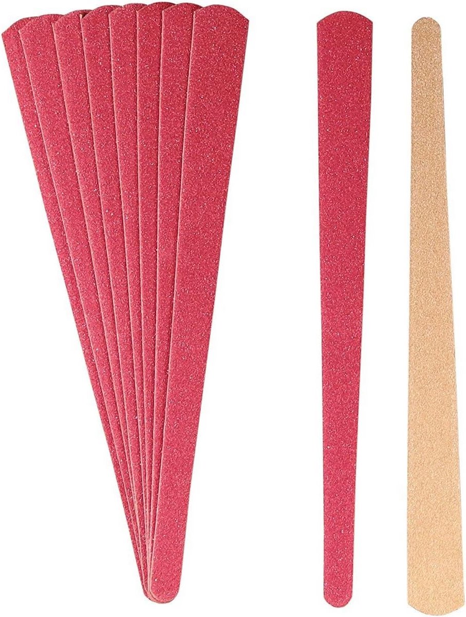 Zandnagelvijlen 15 cm, dubbelzijdig, houtkwaliteit, 10 stuks