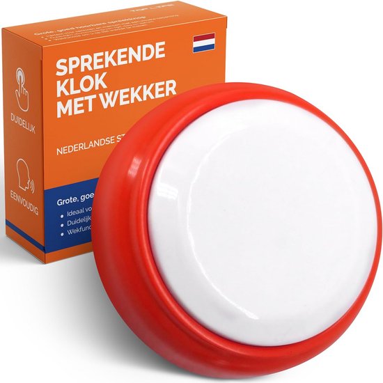 Sprekende Klok voor Alzheimer, Slechtzienden & Senioren