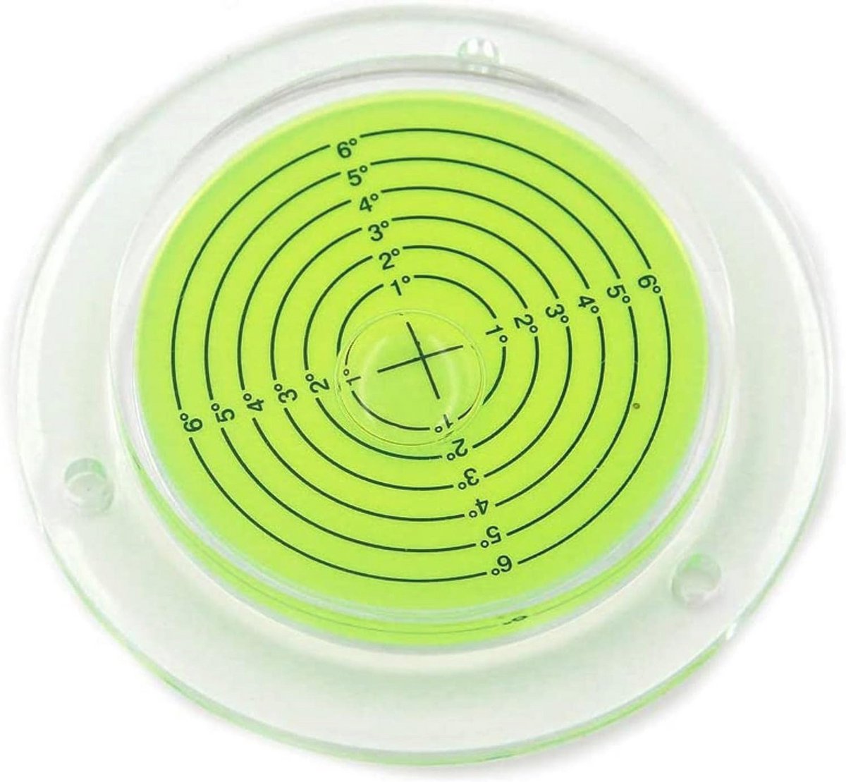 Grote Ronde Bullseye Waterpas 100mm met Schroefbevestiging