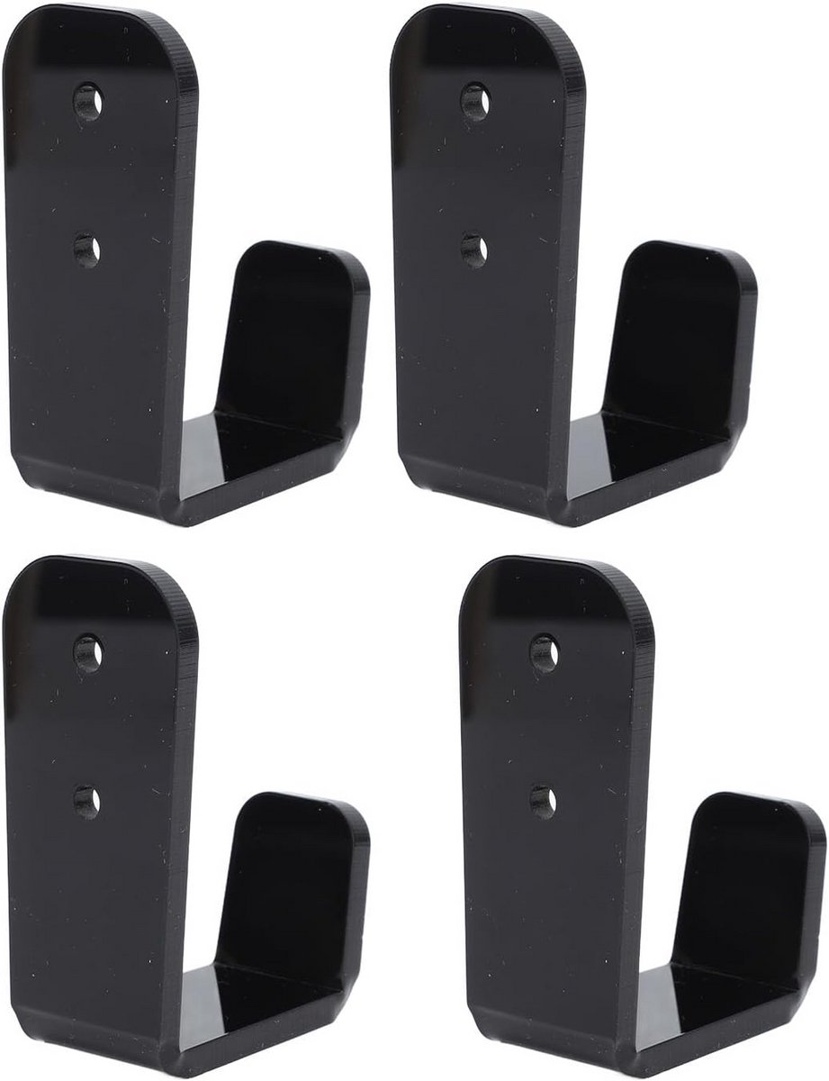 Set van 4 Horizontale Wandhouders voor Hockeysticks – Acryl Displayrek
