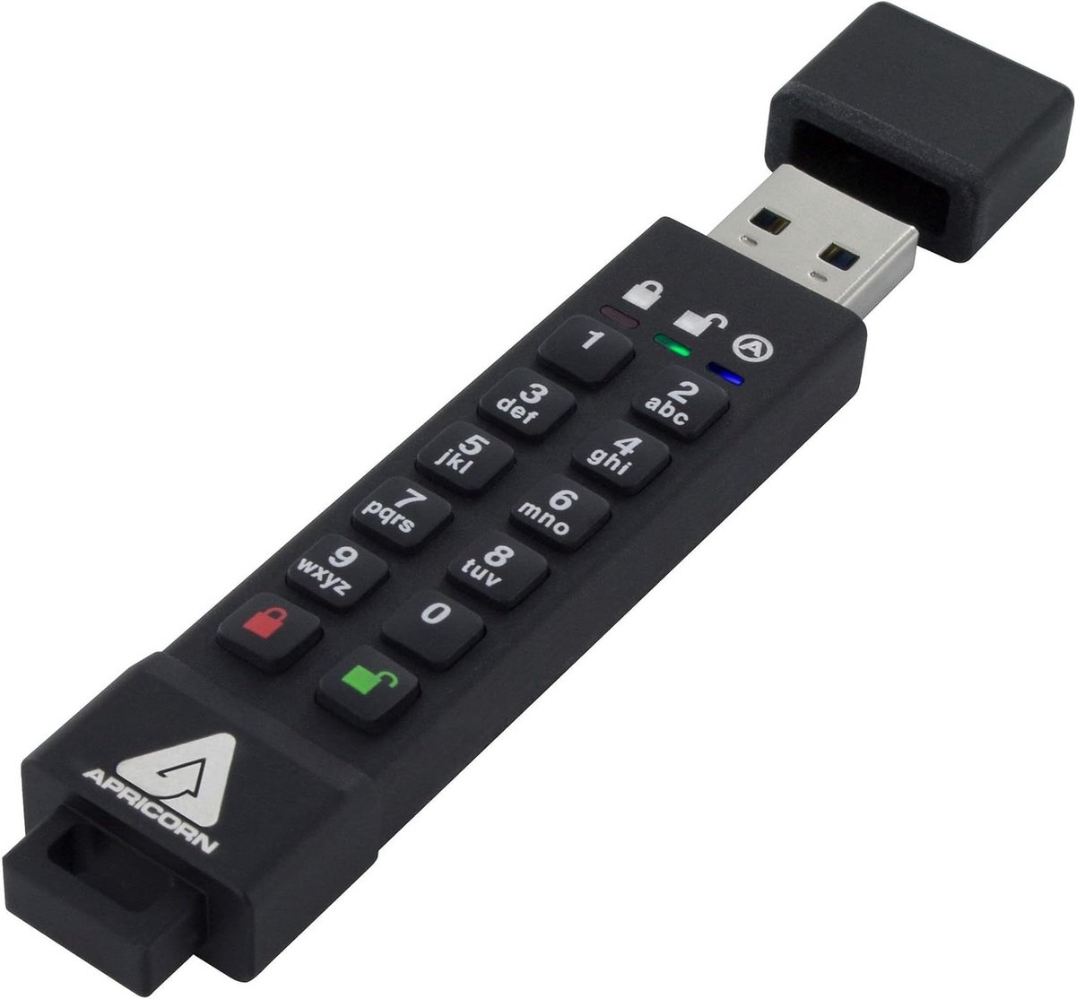 USB 3.1 Flash Drive 16GB met Hardware Encryptie en PIN Beveiliging