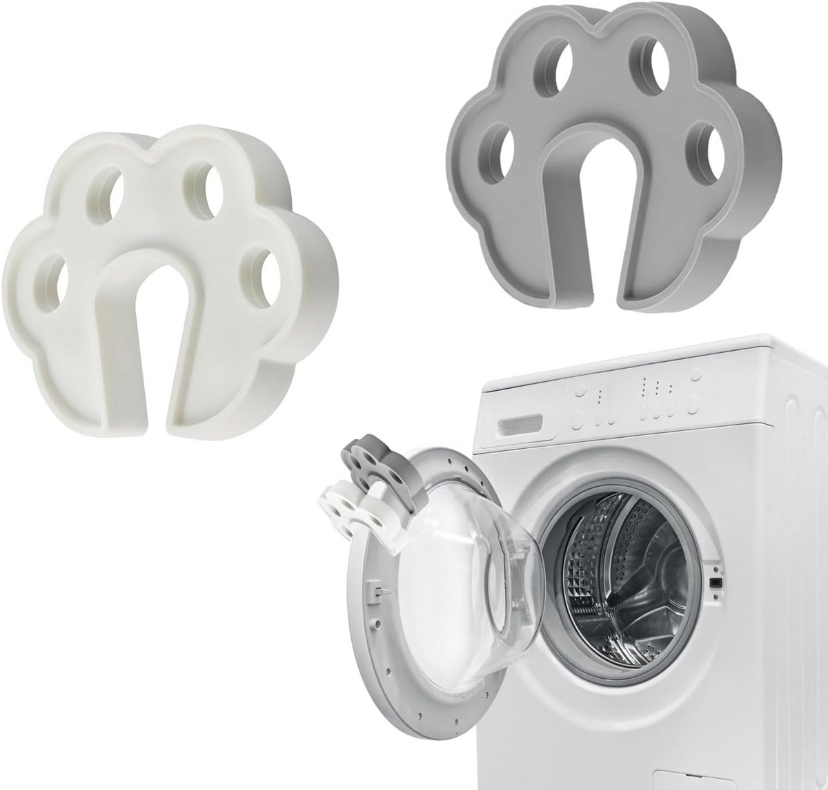 Wasmachine Deursteun - 2 Stuks voor Betere Ventilatie en Voorkoming van Geuren