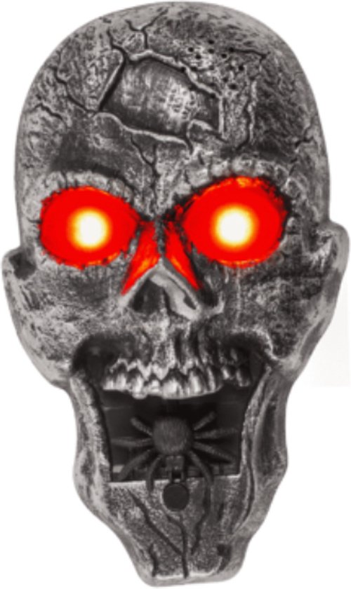 Skelet Deurbel met Geluid - 14x28 cm - Halloween Decoratie - Binnen/Buiten - Werkt op 3AA-batterijen — afbeelding 2