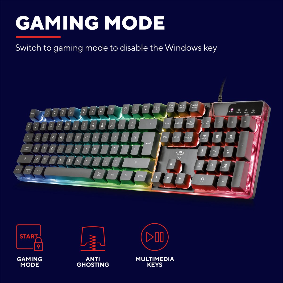 Trust GXT 838 Azor Gaming Combo Keyboard & Mouse QWERTY | | Keyboard and mouse sets Trust GXT 838 Azor Gaming Combo Keyboard & Mouse QWERTY | | Keyboard and mouse sets