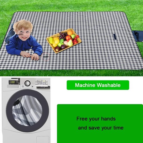 Picknickkleed Picknickmat Stranddeken Opvouwbare campingmat Draagbare lichte mat Outdoor picknickmat Reismat (A 150 * 200CM