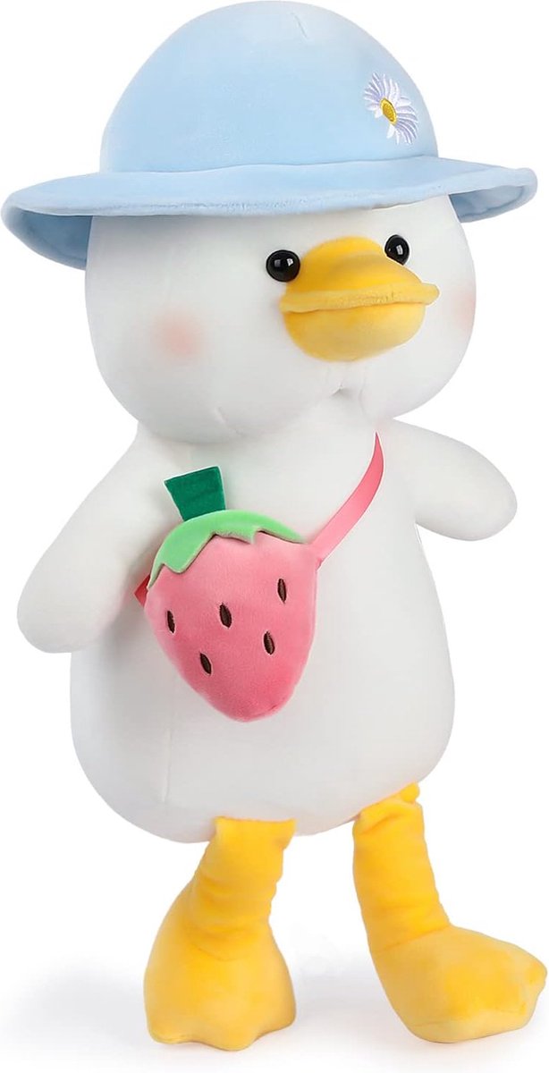 Eend pluche speelgoed knuffeldier 30cm gooien knuffelpop zacht pluizig knuffelkussen schooleend super aanwezig voor elke leeftijd en gelegenheid