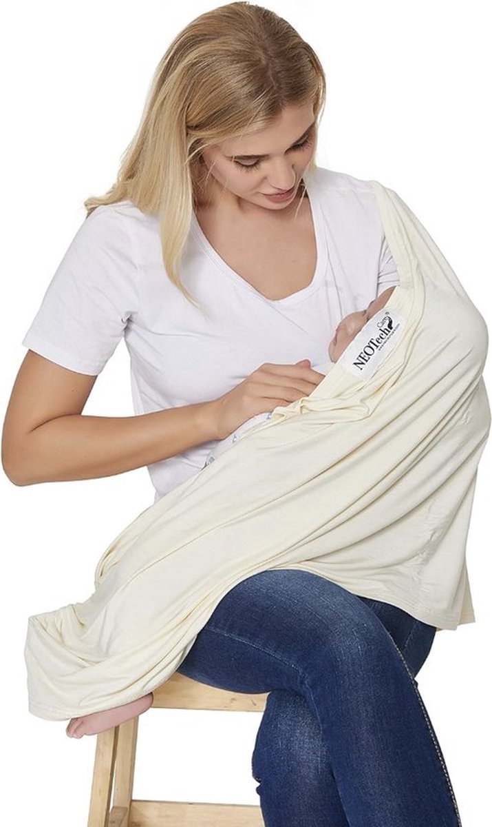 Goedkoopste Baby voedingsdoek - borstvoedingscover - zachte stof - grijs, beige of rood - Beige