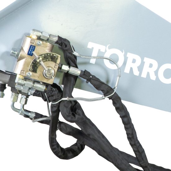 Hakselaar hydraulische wals 15 pk 420 cc benzine 120 mm elektrische start Torros HDK125H van Torros — afbeelding 4