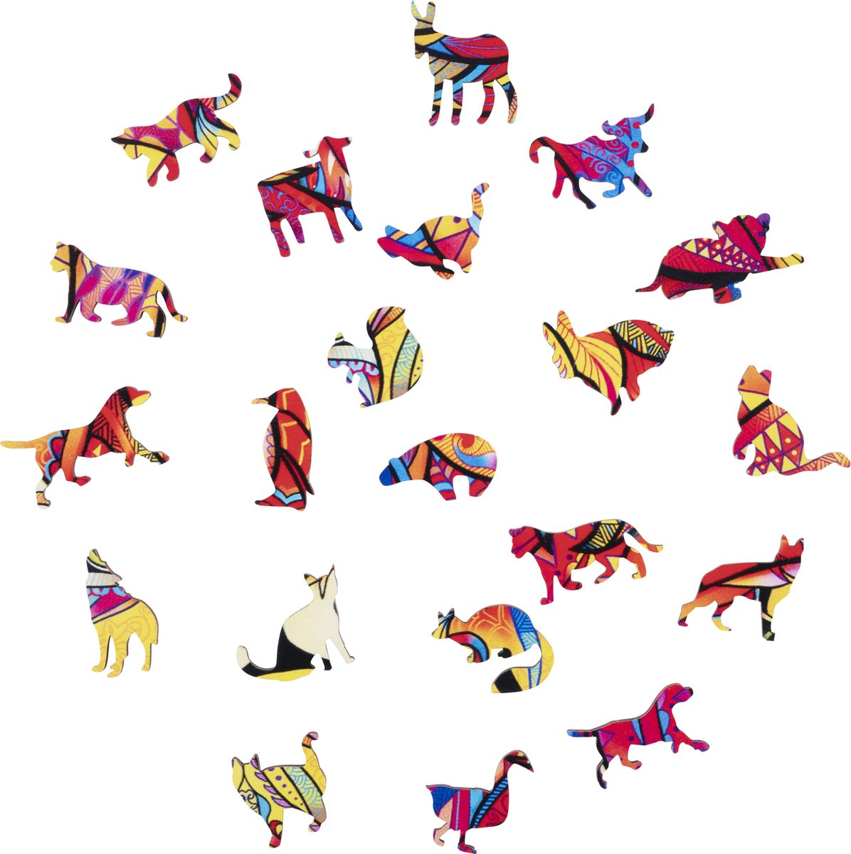 Houten Puzzel Leeuw – 218 Unieke Puzzelstukjes – A3 Formaat Grote Houten Legpuzzel – Dieren Puzzelspel – Uitdagend Denkspel – Inclusief Opbergetui – Engelhart — afbeelding 11