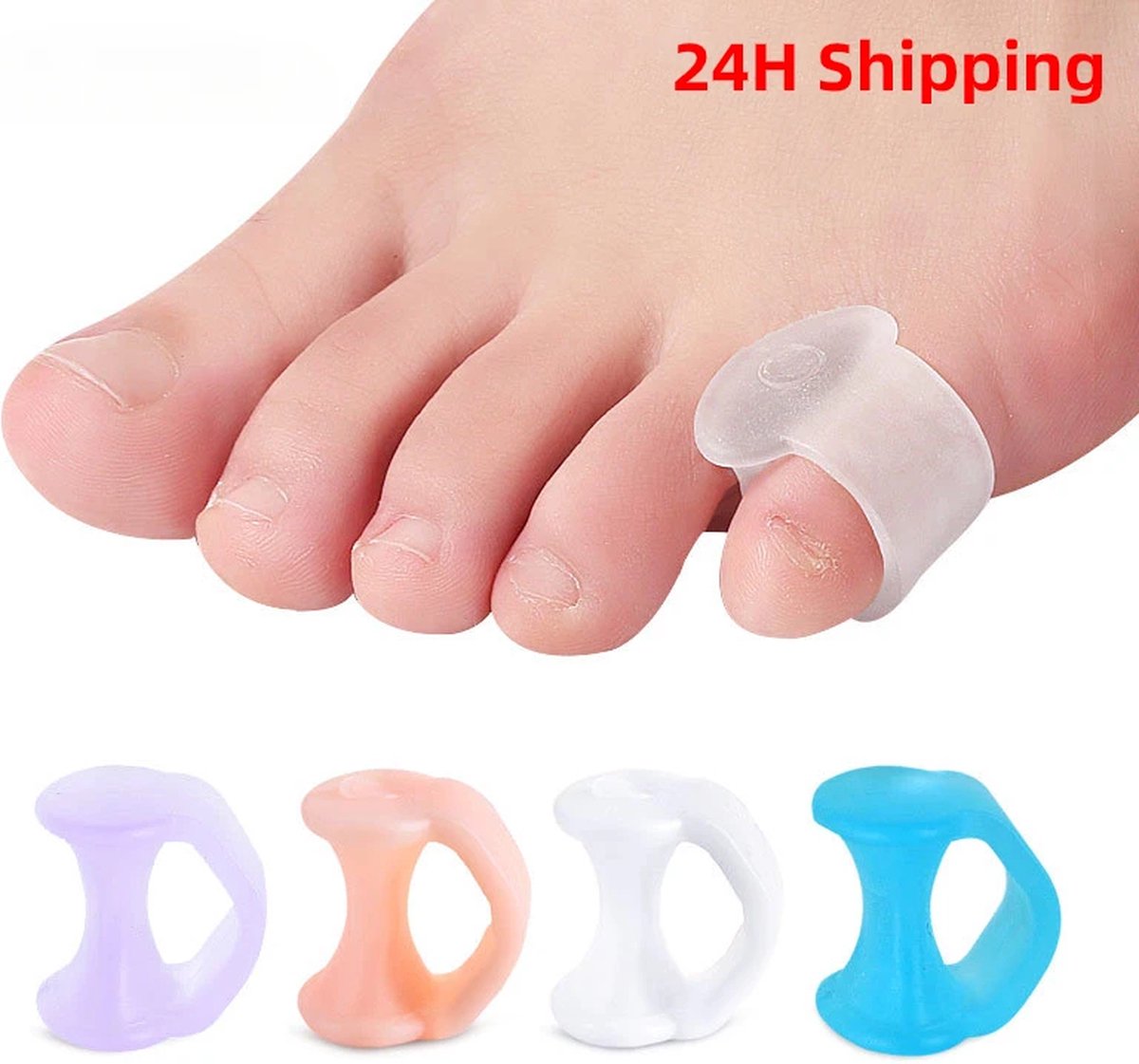 Goedkoopste 2 Stuks Bunion Corrector – Silicium Hallux Valgus Corrector voor Voetverzorging – Orthopedische Bescherming voor Grote Scheve Teen, Perfect voor Pedicure, Bunion Verzorger, Voetcorrectie