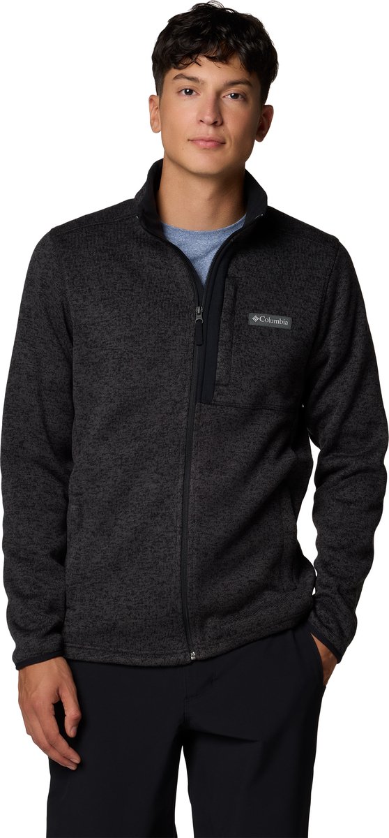 Columbia Sweater Weather™ Full Zip Men's Outdoorvest - black heather - Maat M