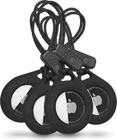 Bol.com AirTag sport sleutelhanger- robuuste beschermende Air Tag Case voor rugzak en bagage - zwart aanbieding