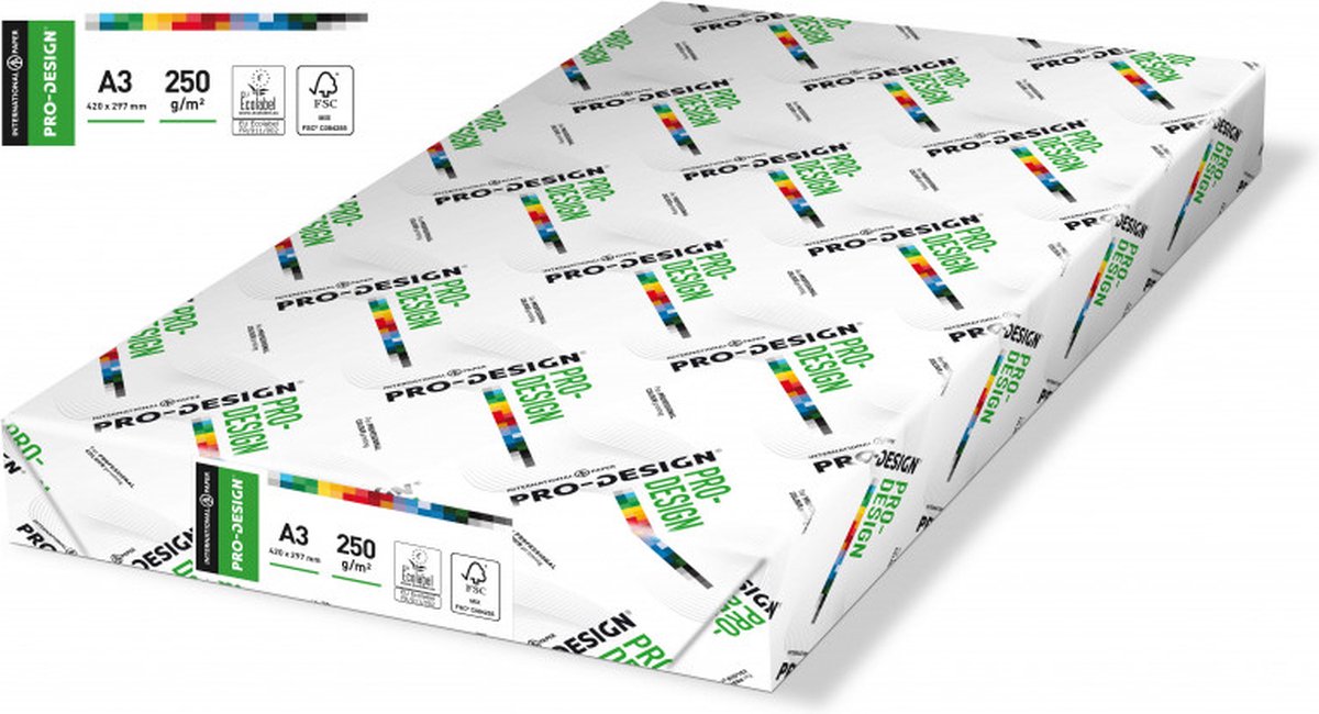 Pro Design 250 gram's professioneel print papier A3 (297x420 mm)