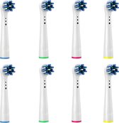 Bol.com 8x Tandenborstel opzetstukjes geschikt voor Oral B - Cross Action EB50 Vervanging aanbieding