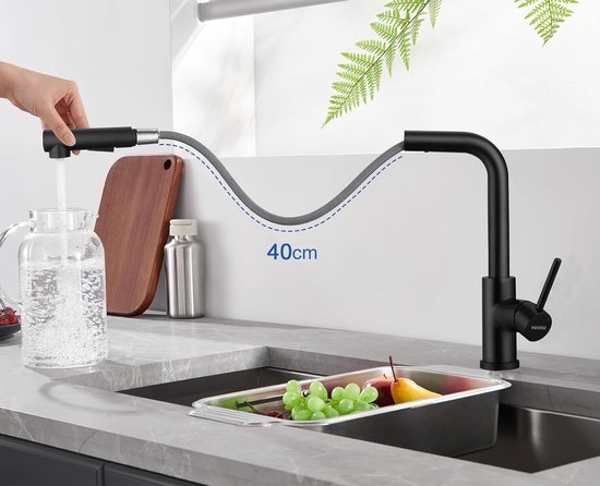Cecipa Max - Keukenkraan - Voor Koud Water, Draaibaar, Moderne Spoelbak
