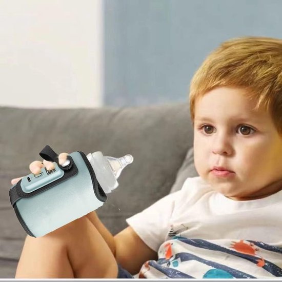 Draagbare flessenwarmer, babyflessenwarmer, USB-fleswarmer, instelbare temperatuur, babyfleswarmer, moedermelkverwarmer tas van Hedii — afbeelding 5