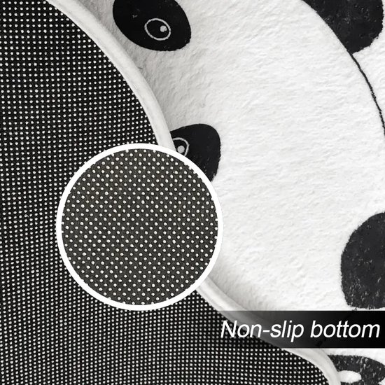 Tapis, Tapis de sol Panda, Tapis, Tapis, Enfant - Chambre d'enfant-Salle de bain - Badmat-Lavable - Antidérapant-50*80cm