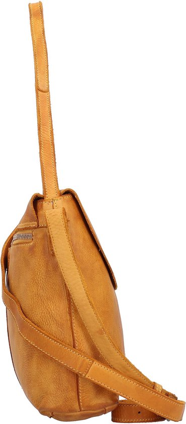 HAROLD'S Cuir Sac à épaule bandoulière Sac à épaule Submarine Shoulderbag Yellow Jaune foncé