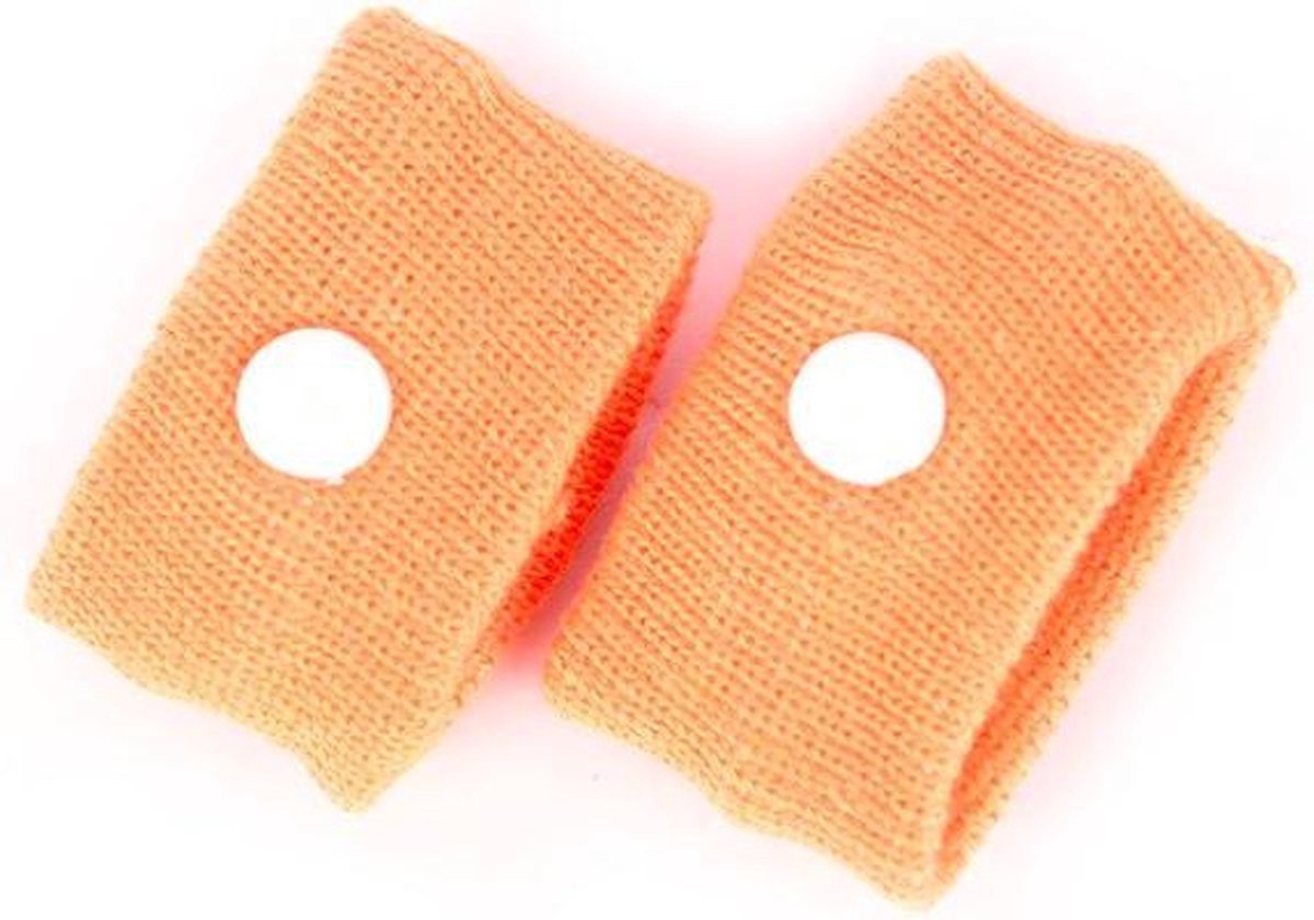 Ulanax® | Anti Wagenziek bandje - 1 paar oranje |