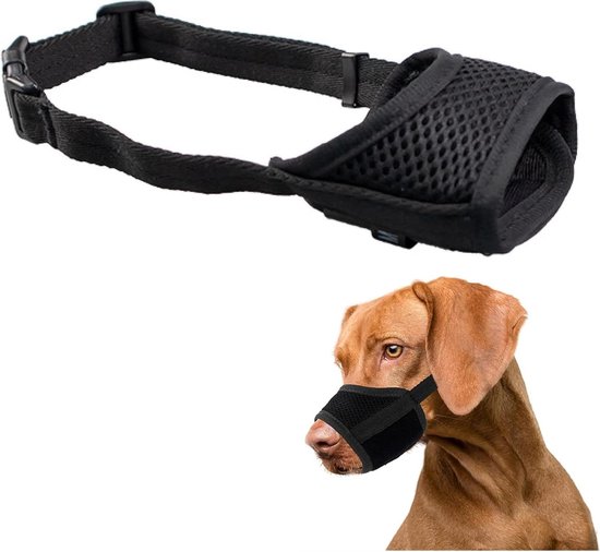 LATRAT Muilkorf voor honden, voorkomt bijten, ademende trainingssnijder voor kleine, middelgrote en grote honden (maat 2 LATRAT Muilkorf voor honden, voorkomt bijten, ademende trainingssnijder voor kleine, middelgrote en grote honden (maat 2