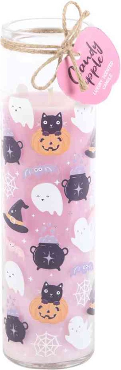 Something Different - Pastel Halloween Candy Apple Tube Geurkaars - Multicolours
