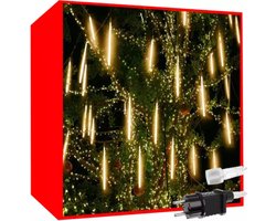Kerstverlichting - Kerstlampjes Vallende Sneeuw - Meteoriet - 288 Leds loop - 50 cm - Combineerbaar - Warm Wit
