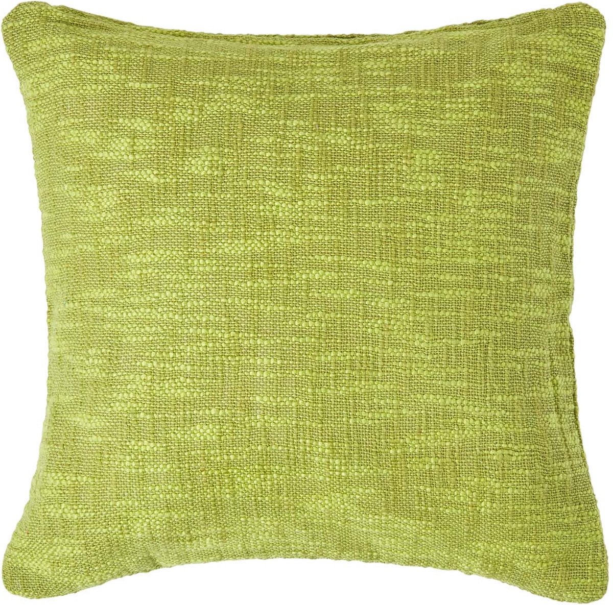 Homescapes Nirvana katoenen kussenhoes, groen, 45 x 45 cm