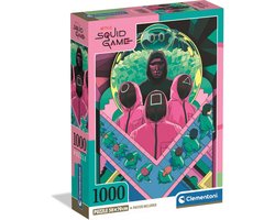 Clementoni - Puzzel - 1000 Stukjes - Squid Game 2 - Puzzel Voor Volwassenen