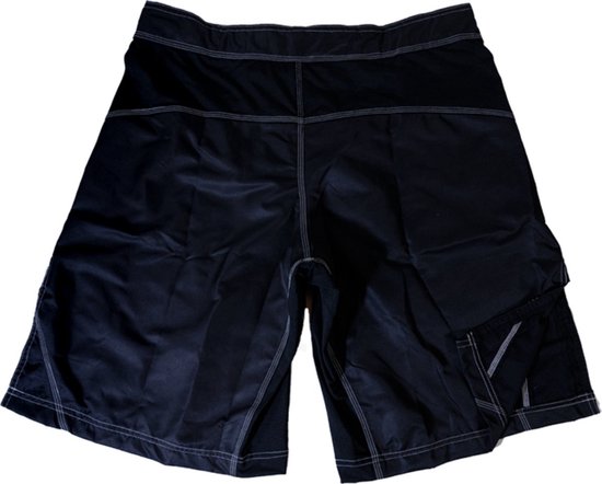 MMA Short Danger | microfibre satinée | noir - Taille du produit : XXL