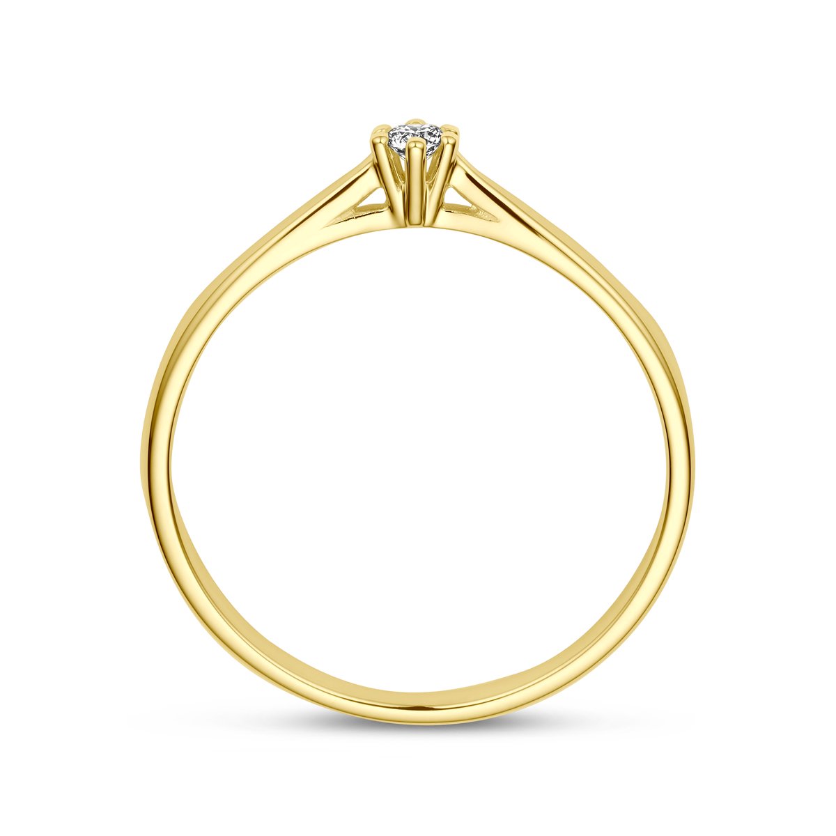 Ring Diamant 0.05ct H Si