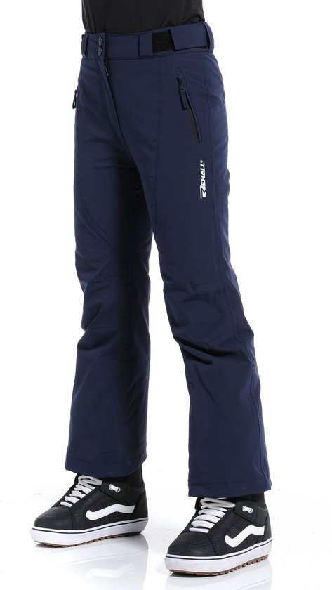 Foto: Rehall romana r jr meisjes wintersportbroek blauw 152 skibroek snowboardbroek gewatteerd