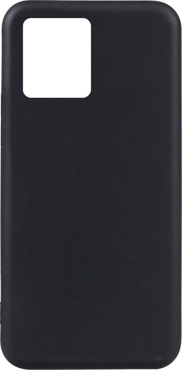 Mobigear Hoesje geschikt voor Motorola Moto G84 Telefoonhoesje Flexibel TPU | Mobigear Colors Backcover | Moto G84 Case | Back Cover - Zwart