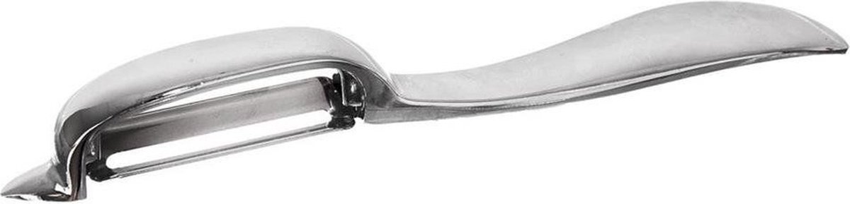Dunschiller voor Groenten en Fruit Metaal Verticaal LUXY 17 cm - Schilmesje - Groentesnijder - Fruitsnijder - Schiller - Snijder