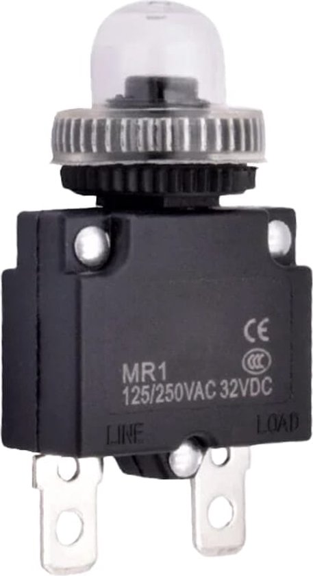 Stroomonderbreker - Thermische Schakelaar - 5A 125-250V AC - 32V DC ...