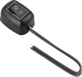 ProRide Auto Schakelaar 12V ON-OFF met Aansluitkabel - Opbouw - 60cm - Zwart - Geschikt voor Mistlampen