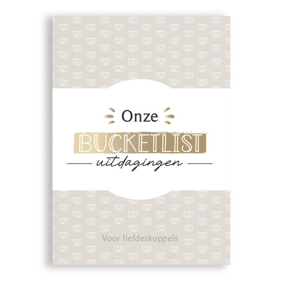 Fyllbooks - Onze Bucketlist Uitdagingen voor Liefdeskoppels - Invulboek - Dromen en Uitdagingen voor Koppels