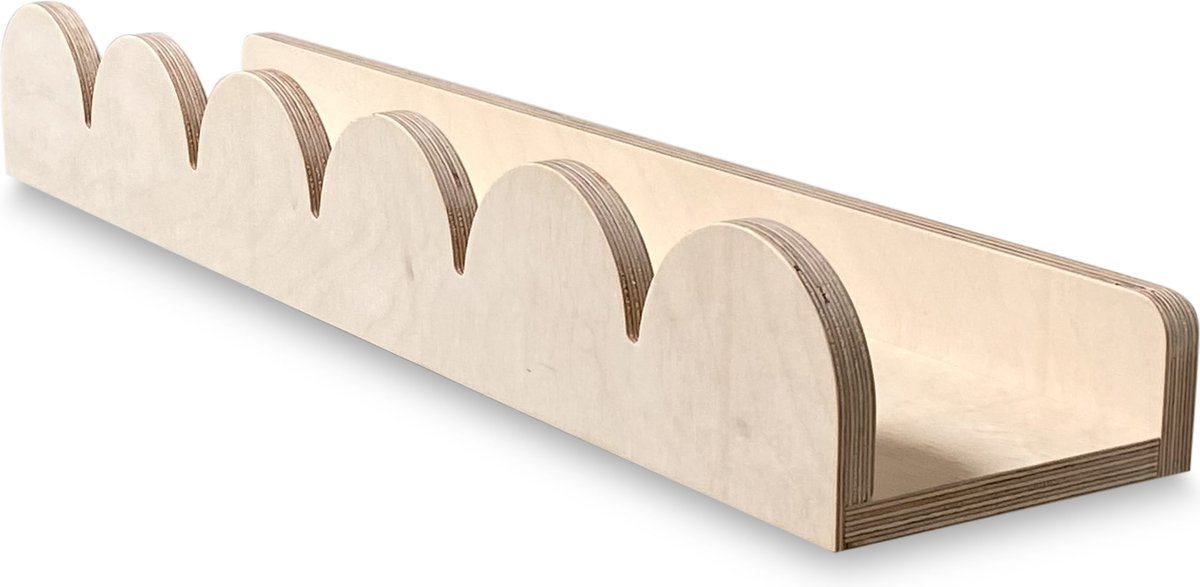Bubble Montessori boekenrek kinderkamer | 1 plank - blank | toddie.nl