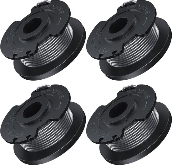 Foto: Draadspoel 4 stuks diameter 1 6 mm 5 m draadspoel voor grastrimmer maaidraad trimmerdraad geschikt voor bosch accu grastrimmer easygrasscut reservespoel