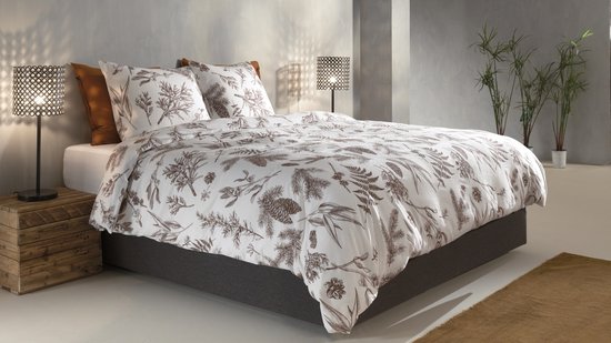 Zohome Esme Dekbedovertrek - Eenpersoons - Flanel - 140x200-220cm - Wit van Zohome — afbeelding 2