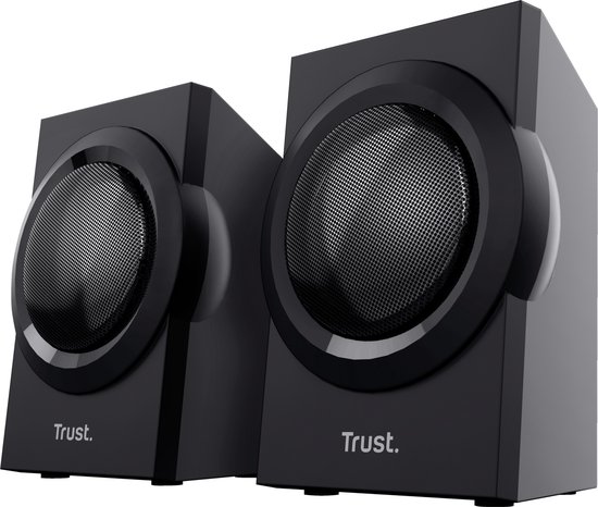 Trust Yuri - PC Speaker set - 2.1 speakerset - 2 bureau speakers + subwoofer - 3.5mm aansluiting - Zwart