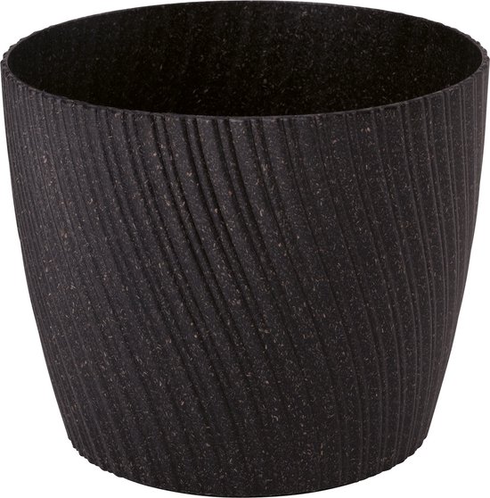 Form Plastic Plantenpot Waves - zwart