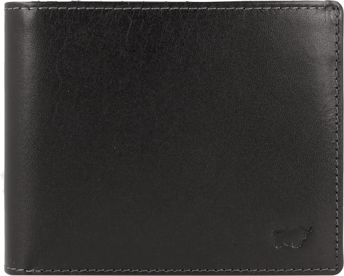 Braun Büffel Portemonnee Arezzo Coin Wallet Black Zwart