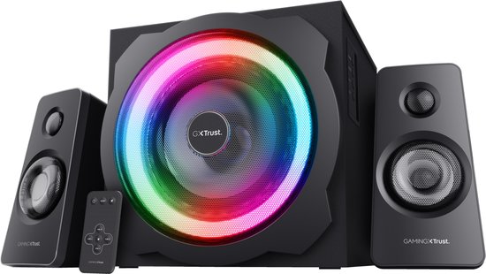 Foto: Trust gxt 629 tytan 2 1 rgb speaker zwart