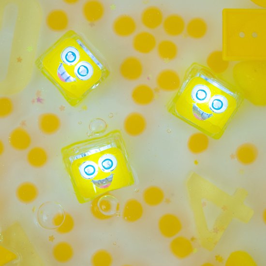 Glo Pals Alex, light up cubes, characters, geel 1+2 Stuks van Glo Pals — afbeelding 4