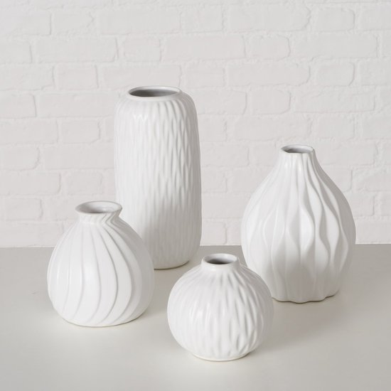 Ensemble de vases Witte de 4 pièces. Boltze