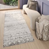 Tapiso Sky Rug Runner Grijs Moderne Tapis Runner Tapis Taille - 100x200