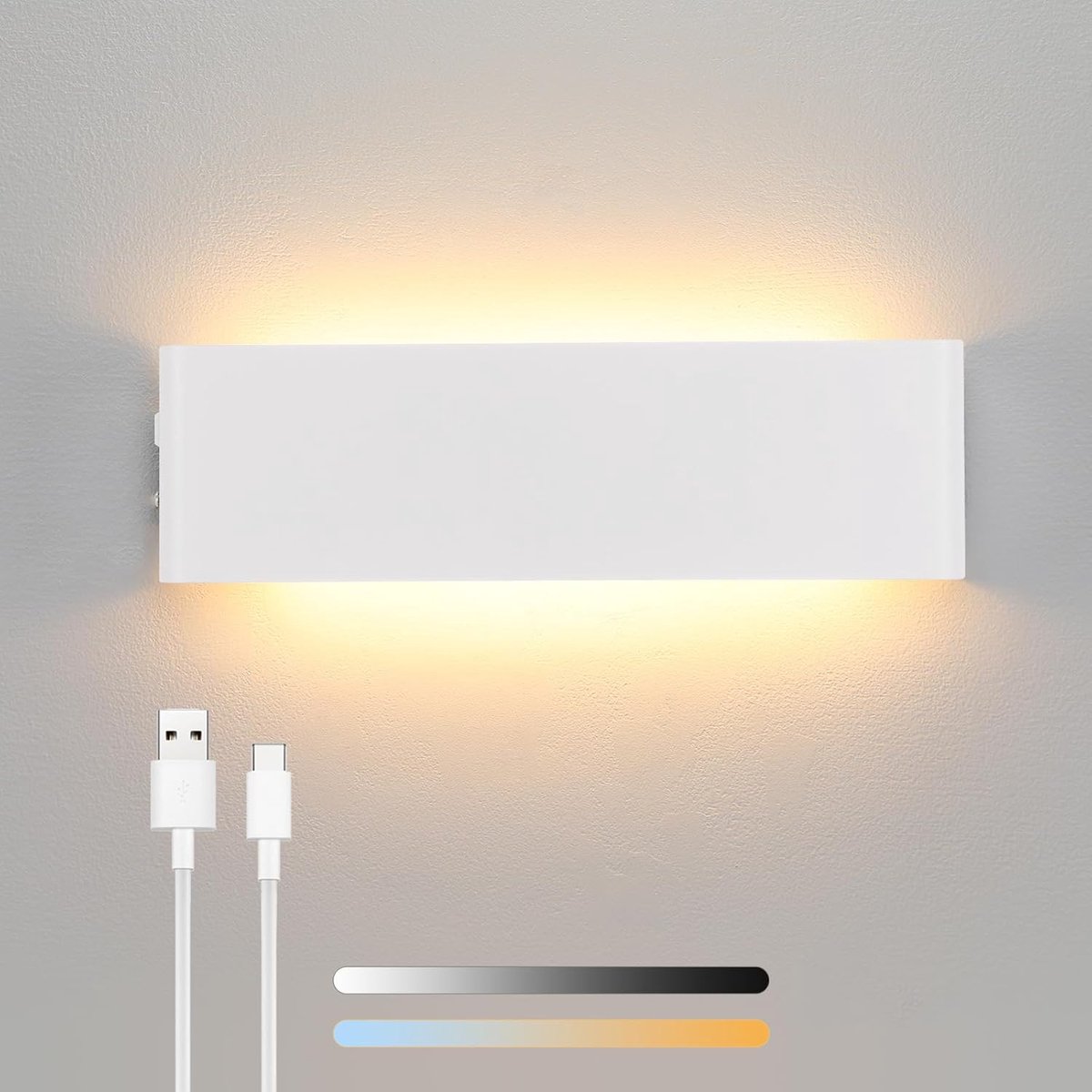Solacis Wandlamp oplaadbaar - Wandlamp - Wandlamp oplaadbaar binnen - Wandlamp binnen - Must have voor in uw woning!