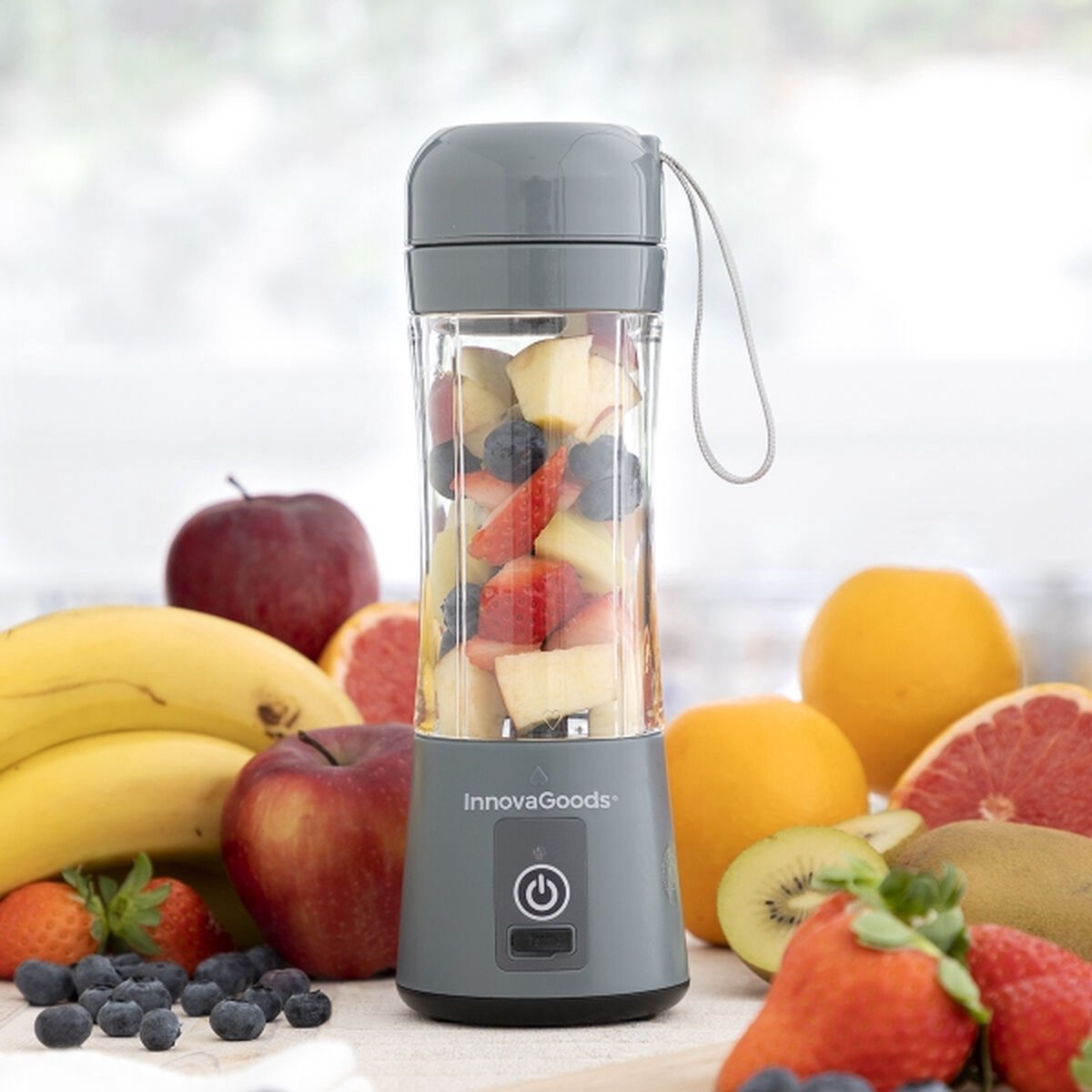 InnovaGoods Draagbare Blender Kopjesblender Oplaadbaar