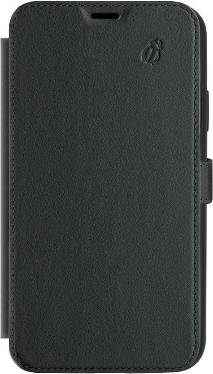 BeetleCase, Foliohoes Geschikt voor Apple iPhone 12/ Geschikt voor Apple iPhone 12 Pro Folio Premium met kaarthouder, Zwart