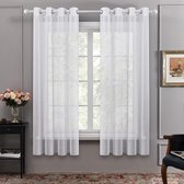 HOME FASHION Gordijn transparant Sablio wit 300x145 cm kopen